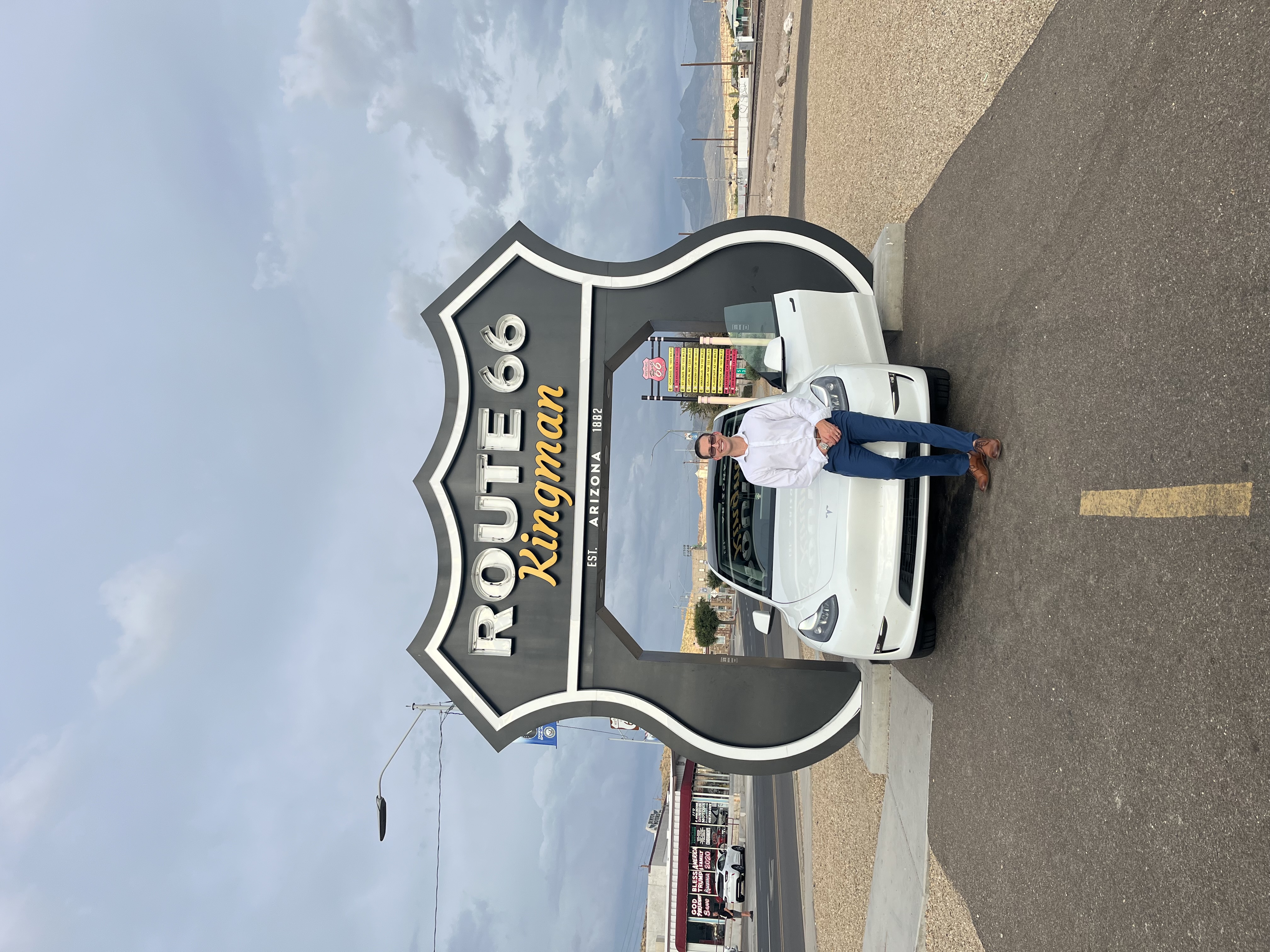 Tanner at Route 66 Kingman visiting client